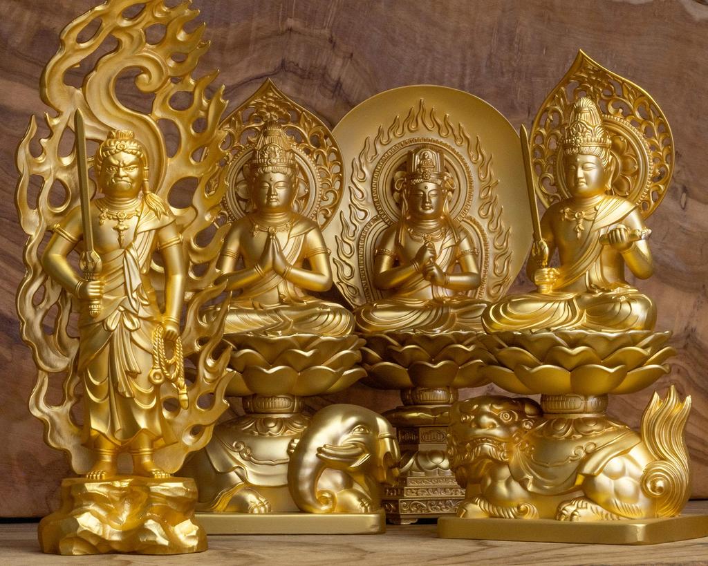 Статуя Будды Манджушри Бодхисаттва 15 см Буддист Хидеун Макита Оригинальная модель в год зодиака хранитель главный образ Зодиак Такаока