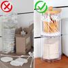 2-tier container for cotton buds and cotton pads
