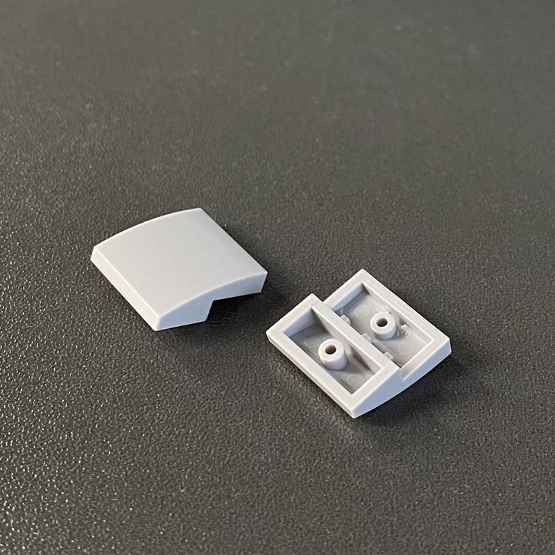 Compatible Building Block Small Particle Building Block Parts Parts 15068 Accessories 2X2X2/3 Smooth Curved Plate