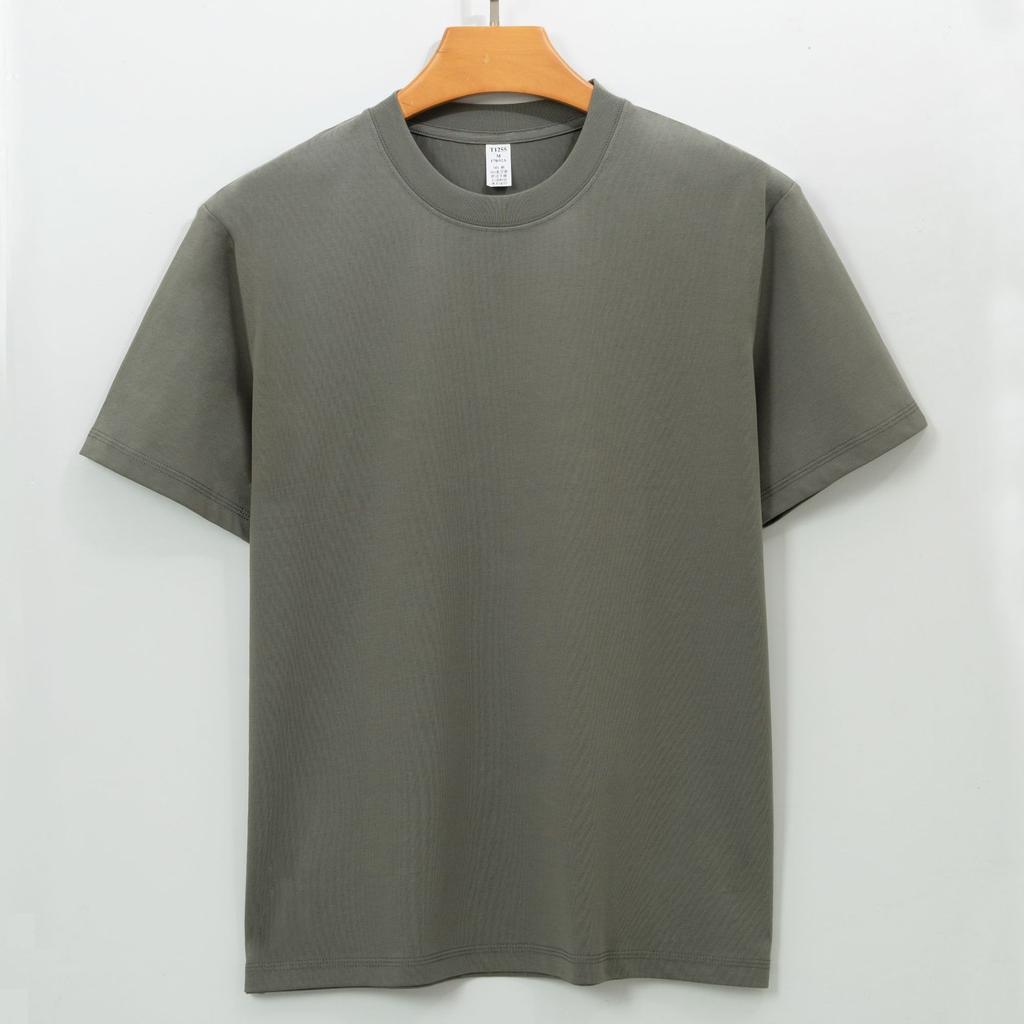 Футболка из хлопка, мужская футболка с коротким рукавом, женская футболка с круглым вырезом, для улицы, защита от солнца, быстросохнущая, антибактериальная, охлаждающая, с короткими рукавами