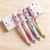 1Pc Transparent Cartoon Butterfly Print Ins-style 0.5mm Neutral Pen Quick-Drying, High-Value & Smooth Writing Signature Pen School Office