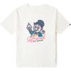 Vans Cartoon Alphabet Print Crew Neck Pullover Short Sleeve T-Shirt Unisex Tops Off-White VN000GSQFS8