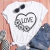 Fashion Women's Tshirts Tops Print Short Sleeve White Ropa Mujer Trend T-Shirt Summer O-Neck Oversized Top Popular Tshirts Tee