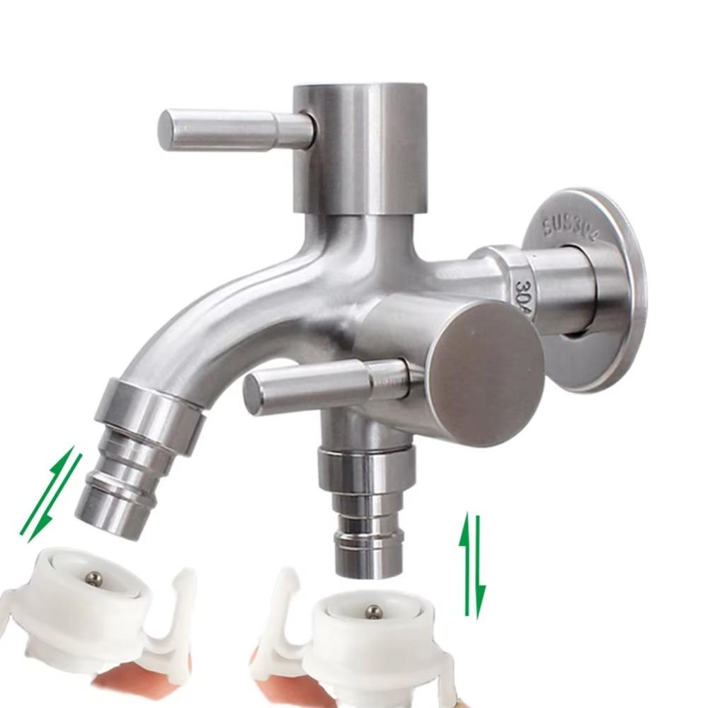 Устойчивый к ржавчине Двухвыходной Садовый Кран Антисептический Садовый Водопроводный Кран Ирригация