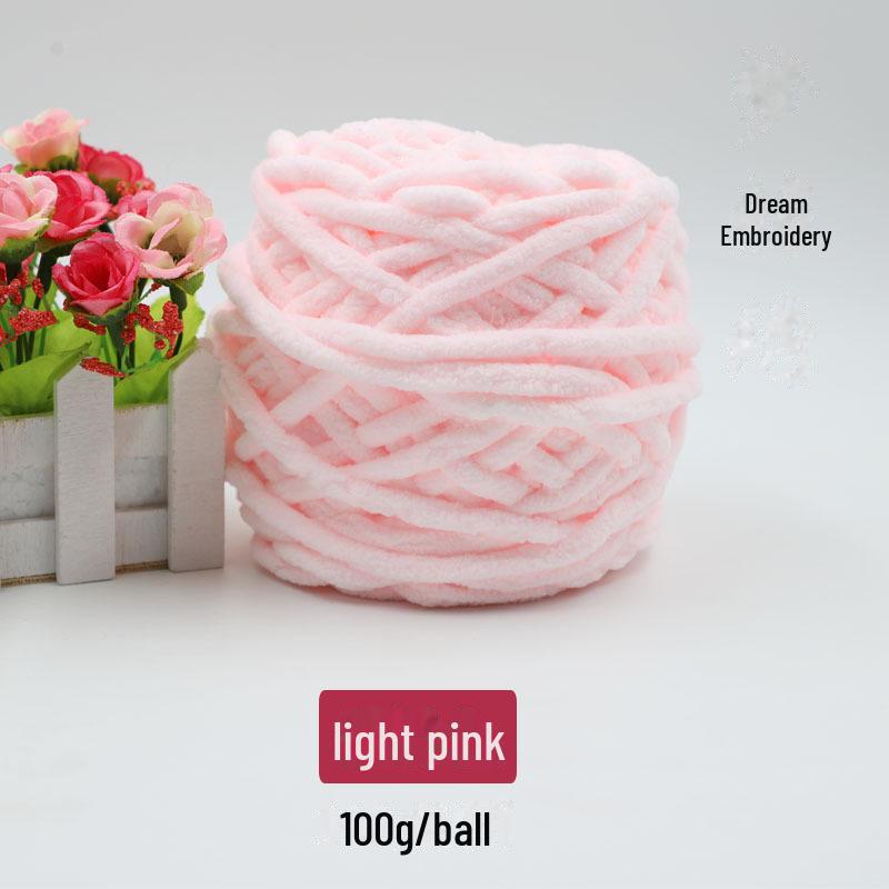 Толстая шерстяная пряжа для вязания шарфов, одеял, тапочек и многого другого