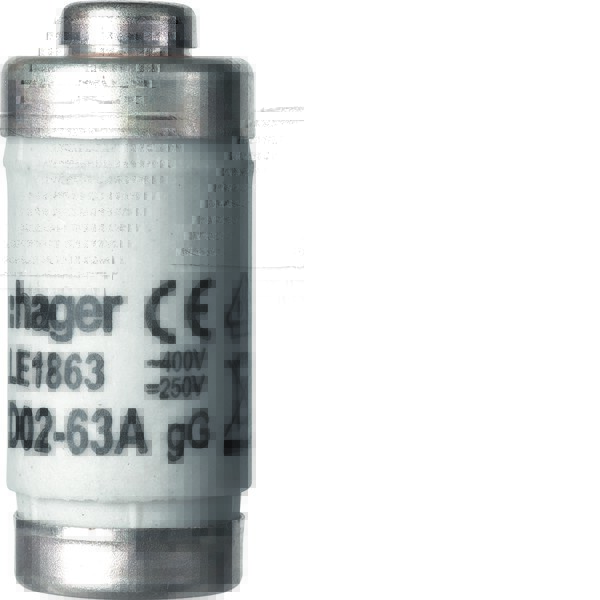 Fuse link D02 gG 63A 400VAC
