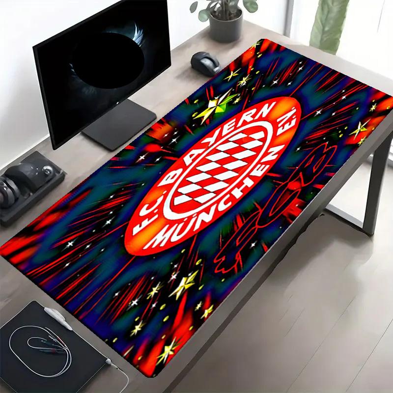 FC Bayern Print Mouse Pad, Anti‑Slip Desktop keyboard Mat, for PC Laptop Gaming Working Daily Use, Cool Festival Surprise Gift