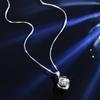 Genuine D Color VVS Moissanite Diamond Heart Necklace For Women Wedding Jewelry S925 Sterling Silver Pendant Gift for Gift