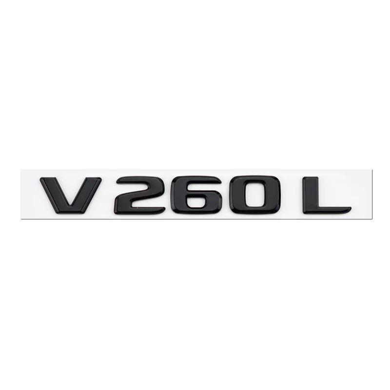 Letter Logo Stickers & Rear Badges for Mercedes-Benz V-Class, Vito, V260L, V300L