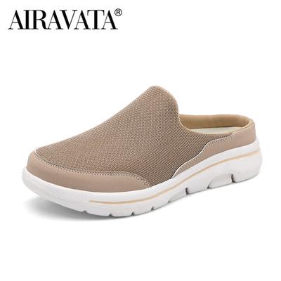 Мужские и женские тапочки, дышащие домашние тапочки, унисекс, толстые тапочки, модная обувь для ходьбы для пар