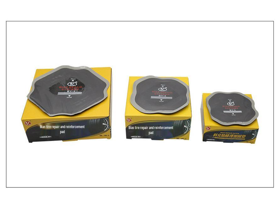 Заплатка для ремонта шин Boyuan из натурального каучука для плечевой боковины со слоем корда