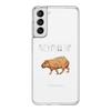 Cute Cartoon Capybara Phone Case For Samsung Galaxy S23 S22 S20 Ultra S21 FE 5G S10 S9 Plus S10E S8 Note 20 Silicone Clear Cover