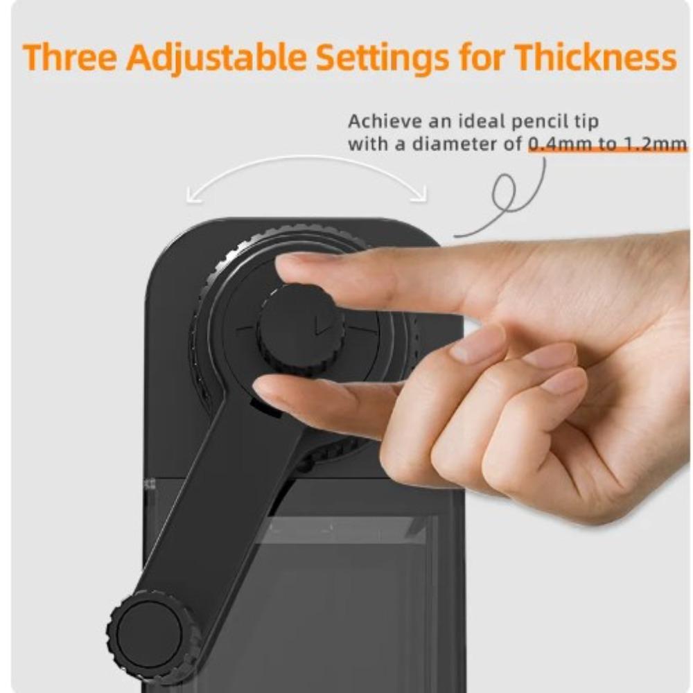 Точилка для карандашей ABS, износостойкая, художественная, специфическая, портативная, ручная точилка для карандашей