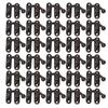 30 Pcs Hasp Hook Retro Style Iron Latch Hook Hasp for Jewelry Gift Boxes 3.2 X 2.8cmBronze Right