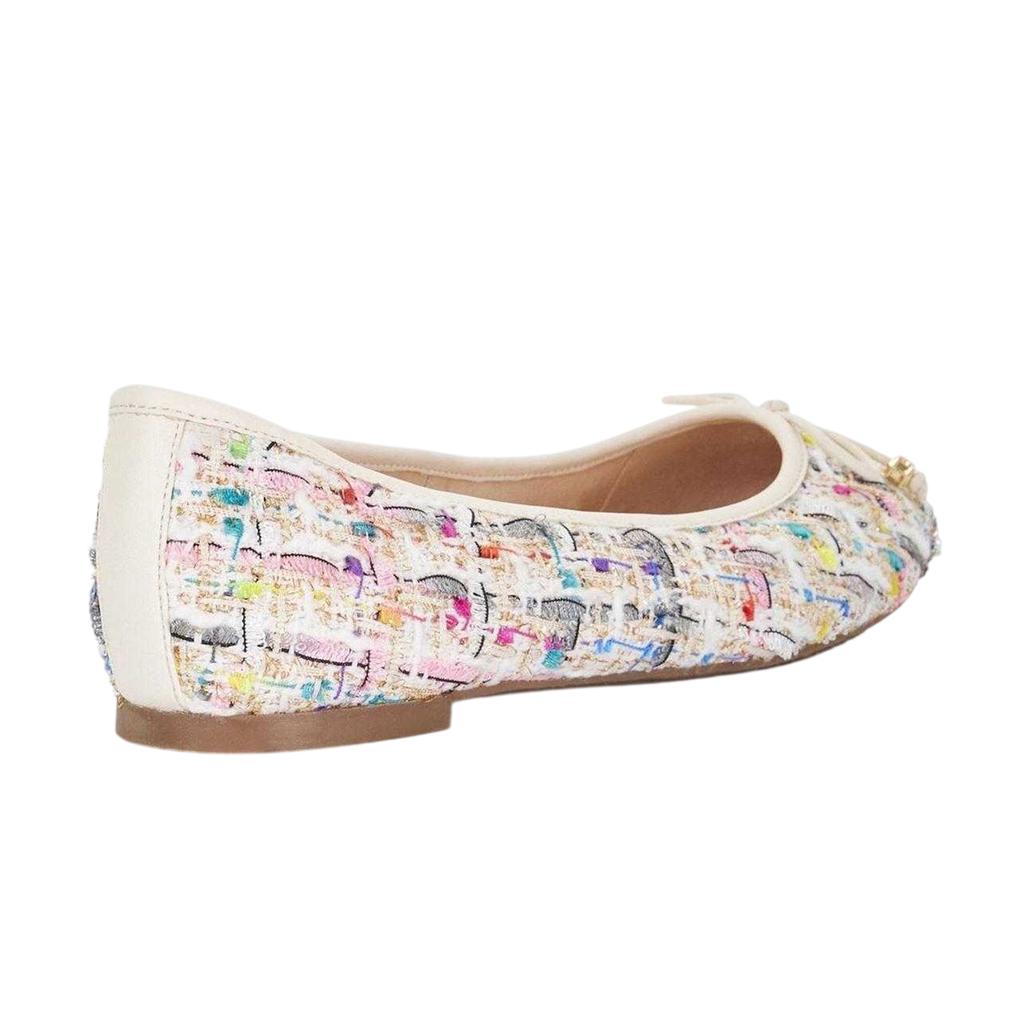 Dune London Womens/Ladies Lo Hallo Tweed Bow Detail Ballet Flats