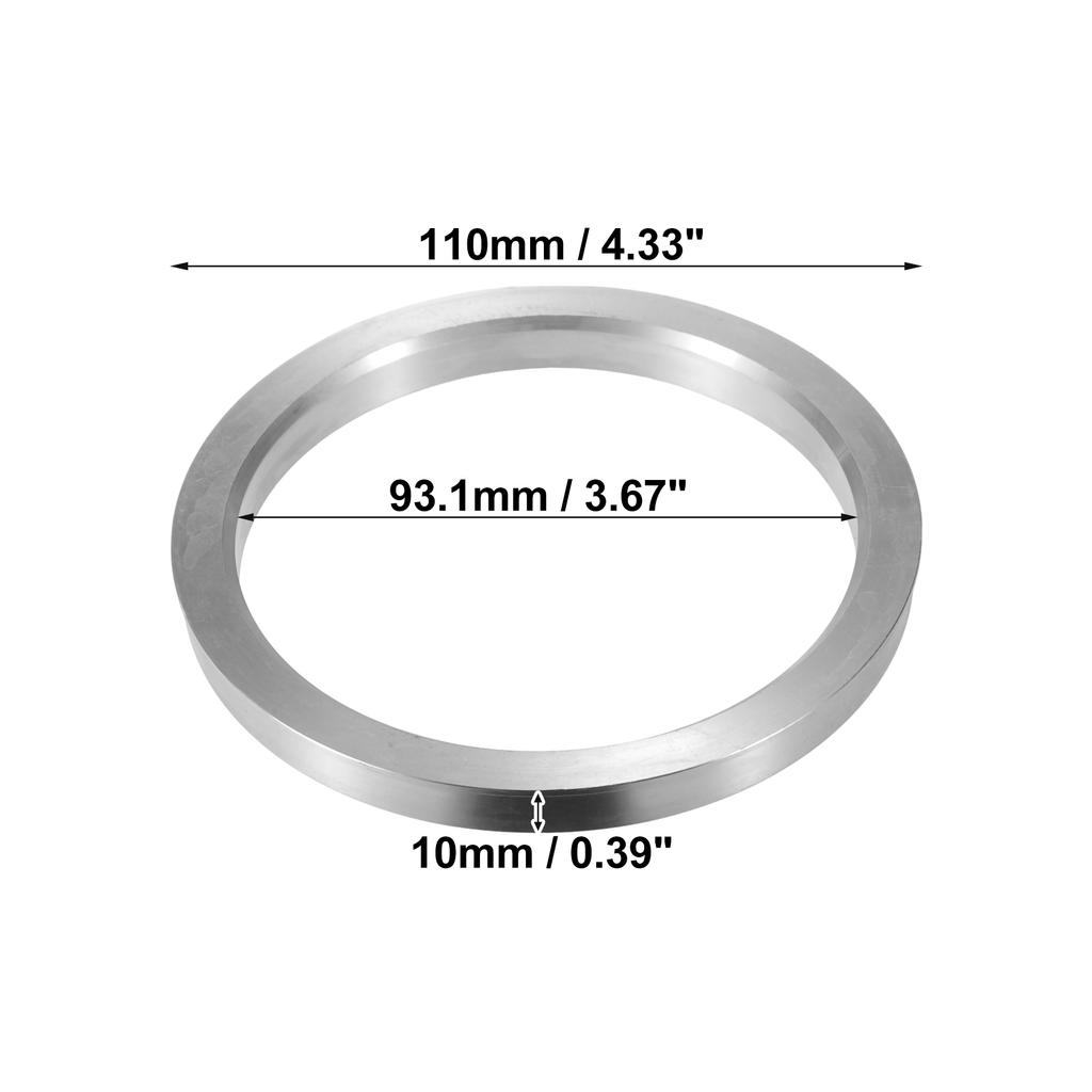 UXCELL UXCELL 4pcs OD 100.1mm 106.1mm 108mm 110mm to ID 67.1mm 93.1mm 100mm Car Hub Centric Rings Wheel Bore Center Spacer