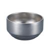 ZISIZ Ретро Двухслойная Миска из Нержавеющей Стали 304 с Крышкой (2-Pack)