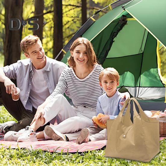 Складная сумка для покупок, большая вместимость, прочная, несущая, водонепроницаемая, многоразовая, складная, держатель для продуктовой сумки