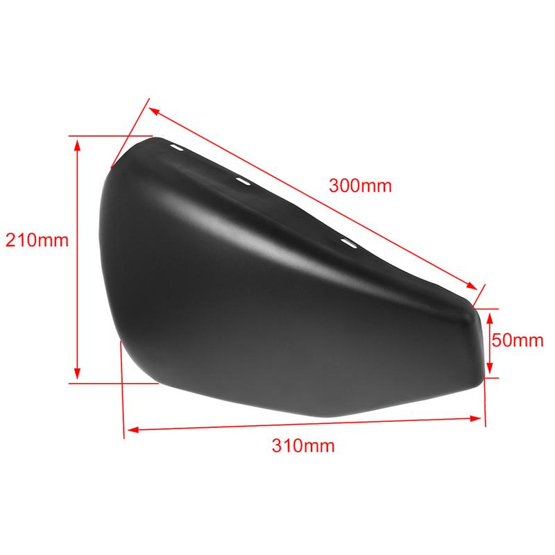 Motorcycle Left Battery Side Fairing Cover Steel For Harley Sportster Iron XL883 XL1200 1200 883 2004-2013 201-2022