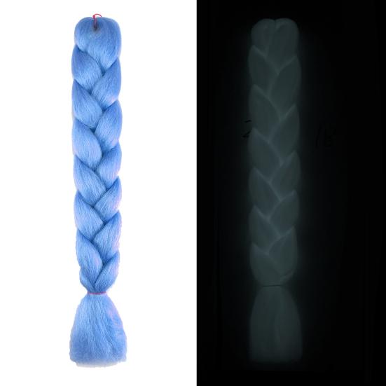 Luminous Braid Realistic Shining In The Smooth Glowing Anti-slip Long Dark Decorative Role-playing Prop Synthetic Jumbo Dirty