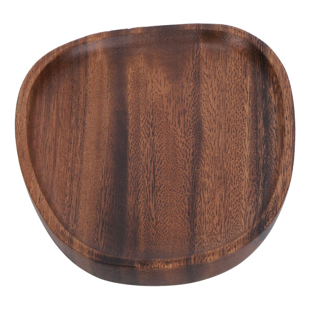 Нестандартный деревянный поднос для хранения закусок и фруктов, органайзер для стола, тарелка для фаст-фуда