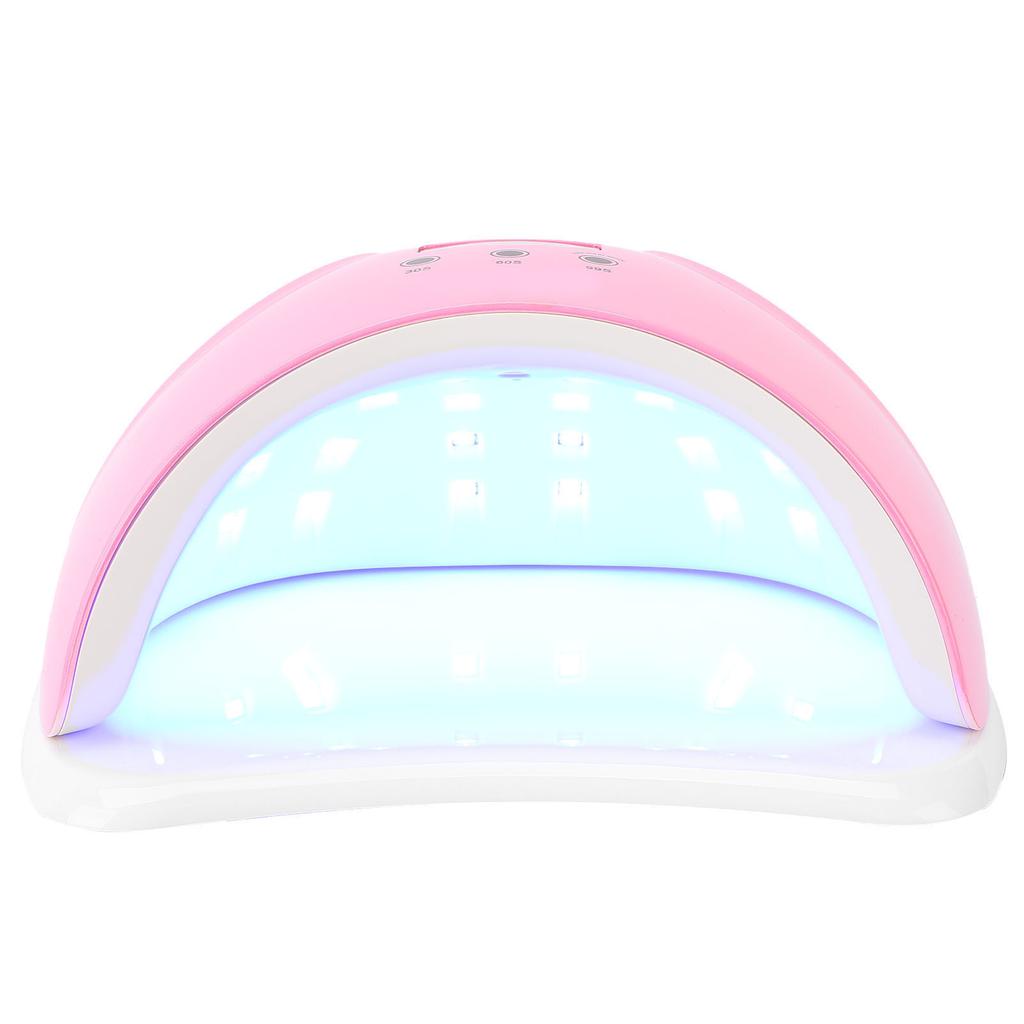 Fast Professional Nail Dryer LED Lamp Nail Phototherapy Gel Polish Curing 48W 100‑240VPink US Plug