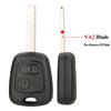 Jingyuqin Пульт для автомобильного ключа для Citroen C1 C2 C3 C4 Для Peugeot 106 206 306 307 107 Для Toyota Aygo 2 Кнопки 433 МГц Чип 4D70/ ID46