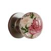 Practical Door Handle Flower Patterns Door Knob Decorative Creative Cabinet Handle  Home Decoration