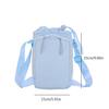 Fashion Cute Phone Bag Nylon Shoulder Bag Minimalist Crossbody Bags for Women Handbags Zipper Drawstring Handbag