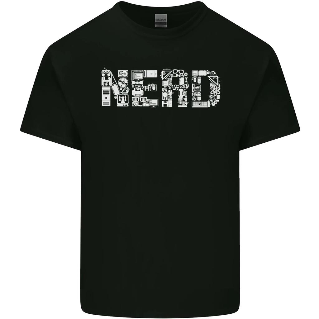 Nerd Word Art Geek Kids T-Shirt Childrens