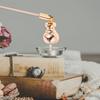 1 шт. Тушитель фитиля с длинной ручкой, металлический, для ароматерапевтических свечей в банке, безопасность пламени, винтажный стиль, железный аксессуар