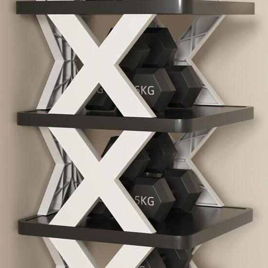 Folding Shoe Rack Storage Organizer Strong Load-bearing Simple Installation Collapsible Multi-Layer Shoes Shelf