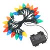 C9 LED Christmas String Lights 16.4ft 20 LED Waterproof C9 Strawberry Christmas Lights for Outdoor Indoor Outside Patio Wedding Party Decoration