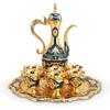 Чайные сервизы, Винтажный кофейник с 6 кофейными чашками и подносом, Роскошный чайный сервиз, Набор для чаепития, Художественные ремесла, Свадебный подарок