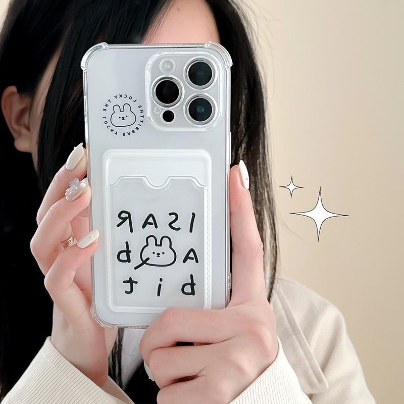 Чехол Zhitai Creative Cartoon Card для iPhone 13/14Pro/15Promax/16