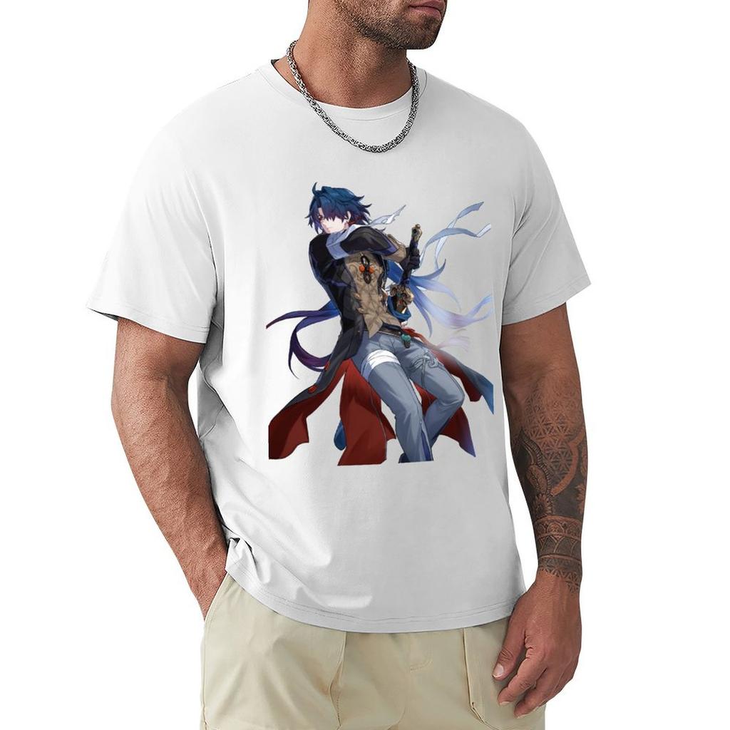 Blade Honkai Star Rail Tshirt Casual Street Style Short Sleeve Tee