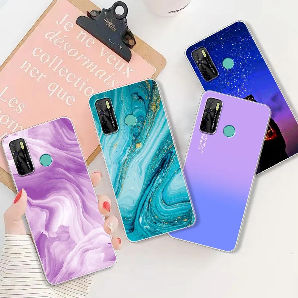 Чехол-бампер для Tecno Spark 5 Pro / Tecno Camon 15 Air / Camon15, прозрачный, из мягкого силикона TPU, или чехол для Tecno Spark 5