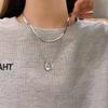 Двухслойное ожерелье, нейтральная и модная личность, универсальная подкова, подвеска в форме U, цепочка на ключицу, женский дизайн
