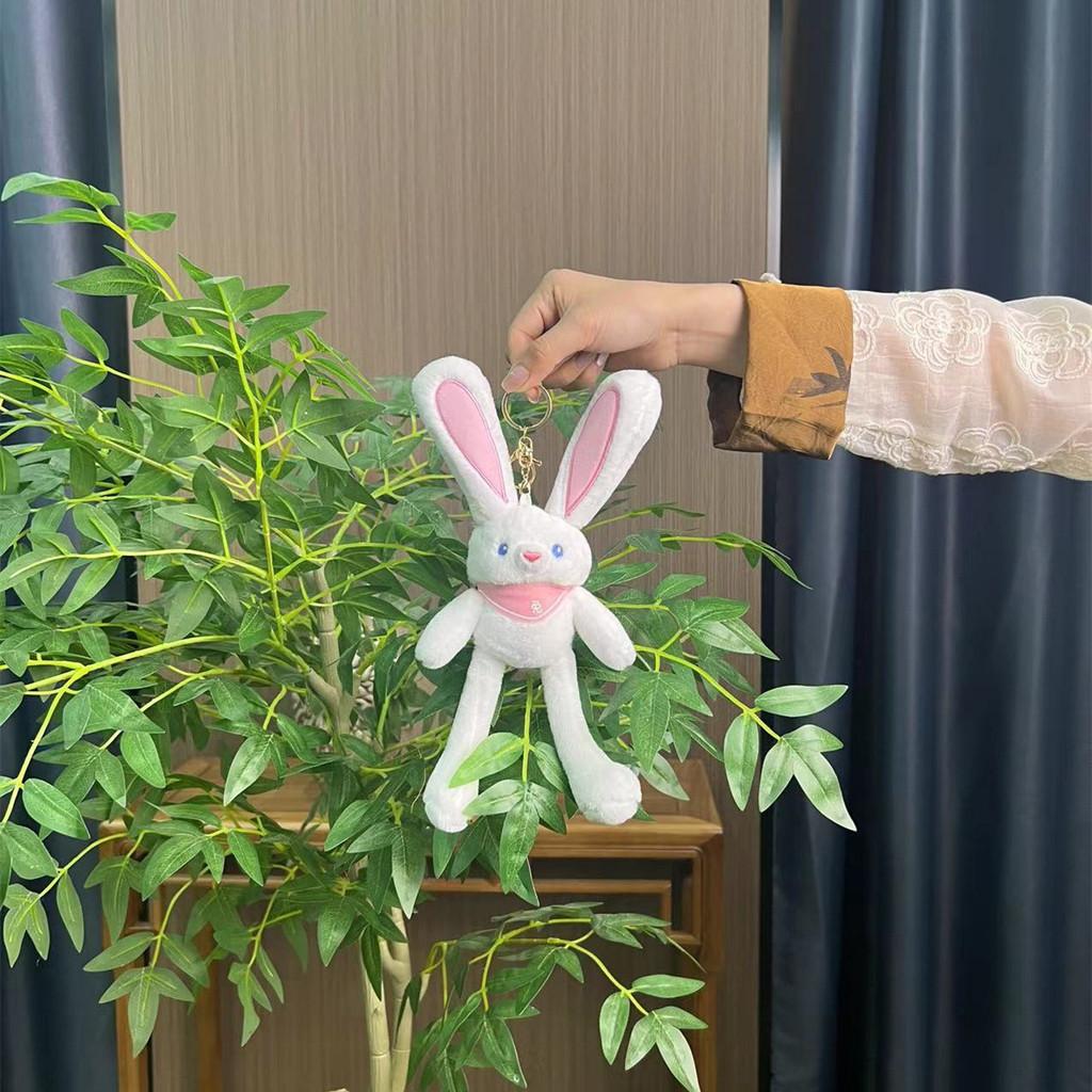 Милый плюшевый кролик, брелок, милая мягкая игрушка, аксессуар, идеально подходит для коллекционеров, подарков или