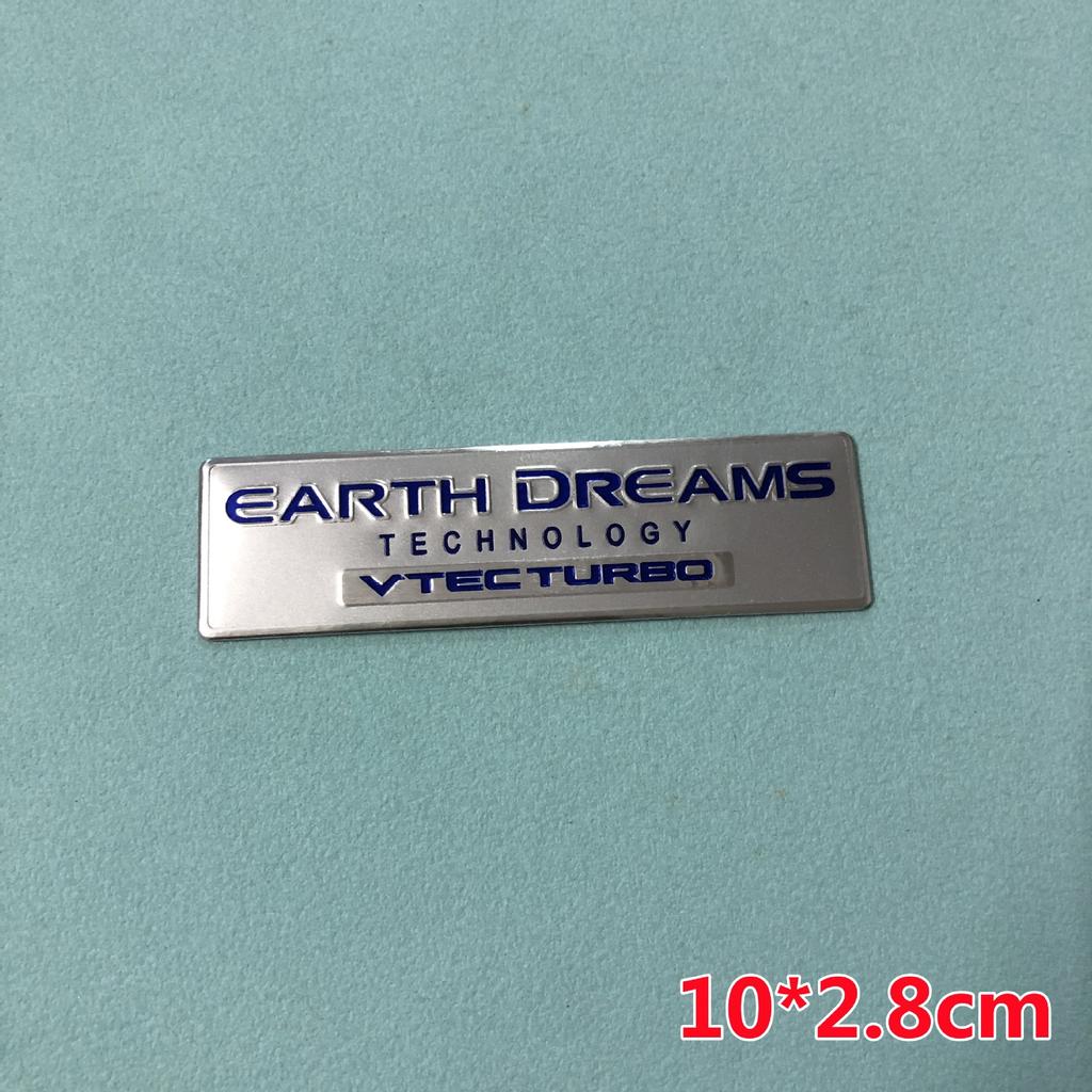 AAALZ1 Aluminum Car Body Fender Trunk Decal Badge for Honda Civic FIT Accord CRV CRZ CRX HRV Odyssey City B-Series D-Series H-Series Rs