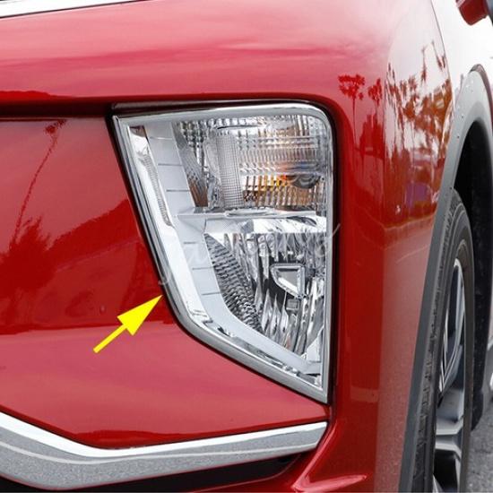 Хромированные Накладки на Передние Противотуманные Фары для Mitsubishi Eclipse Cross 2018-