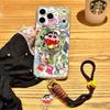 Чехол для iPhone 17 Pro с изображением Сина-тяна и Белой Собаки, Магнитная подставка, Защитный чехол для Apple 16 Pro