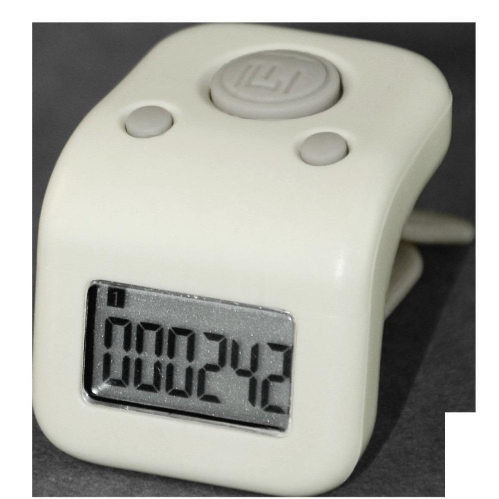 Mini Waterproof Lap Counter 6 Digits Number with Led Display Finger Counters Rechargeable Handheld Tally Counter for Swim Laps 1