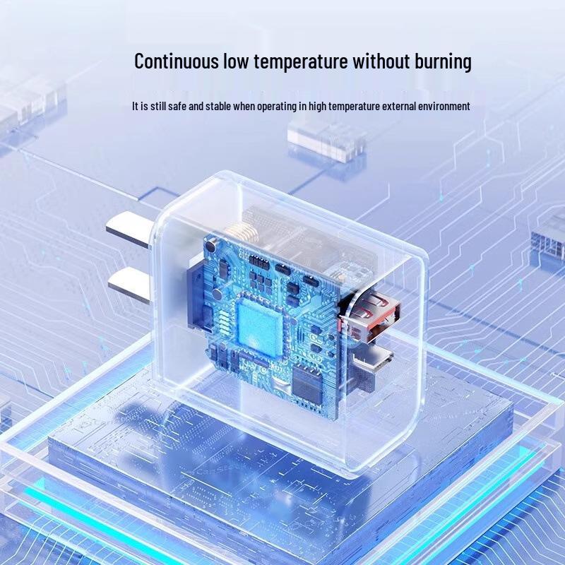 Сертифицированное 3C Быстрое зарядное устройство 20 Вт с двумя портами PD для устройств Apple с зарядным кабелем