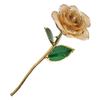 Gold Rose 24K Gold Plated Rose Gift Ornament for Birthday Anniversary Valentines Day