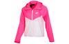 Nike Спортивная водоотталкивающая куртка с капюшоном на молнии Colorblock Бело-розовая BV3940-639