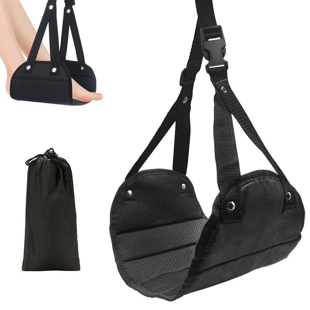 YJRUNFU Удобная подставка для ног в самолете, Удобный ночной органайзер, Зарубежный стол для путешествий, Популярный для стола, Портативная подставка для ног, Подставка для ног, Отдых, Путешествия, Предмет,