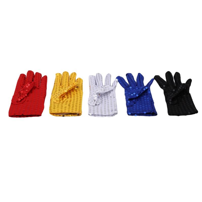 Sequined Gloves Stage Dance Gloves Children Show Dancing Gloves