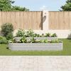 Maison Exclusive - Lit surélevé de jardin 320x80x44 cm Acier galvanisé Argenté