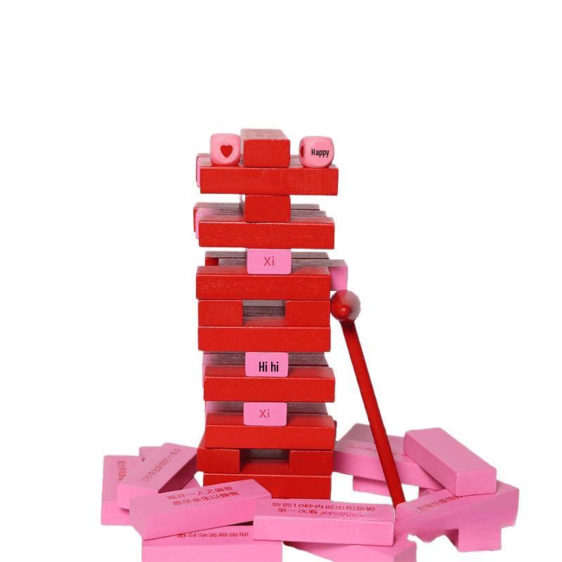 Свадебная Дженга - Блокиратор Двери: Пранк для пары, Атмосфера молодоженов, Фотореквизит, Подарки на свадьбу.